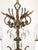 Brass Antique 5 Light Adorable Dainty Petite Brass Cut Lead Glass Crystal Chandelier For Sale - Image 8 of 12