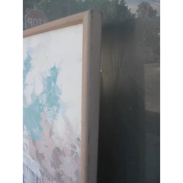 1970s "Spring Garden" Landscape Acrylic Painting by Lee Reynolds, Framed For Sale In Los Angeles - Image 6 of 9