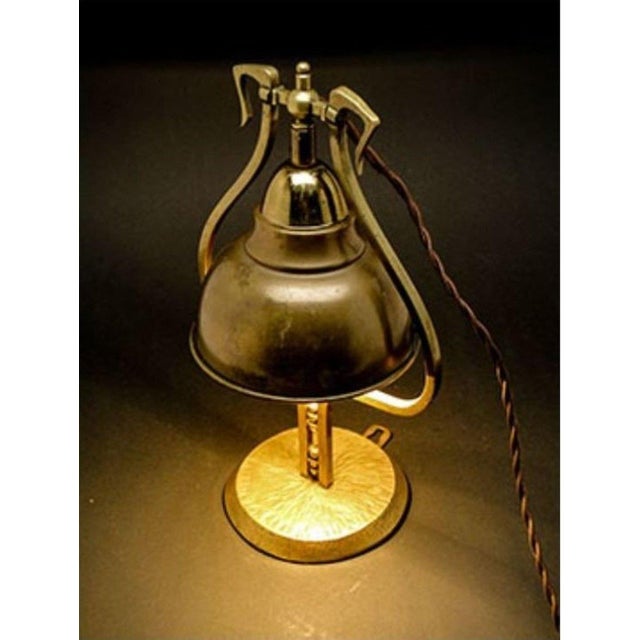 Art Nouveau Style Bedside Table Lamp, Austria-Hungary, Early 20th Century For Sale - Image 4 of 6