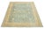 Textile Modern Khotan Style Handmade Wool Rug in Blue With Allover Pattern For Sale - Image 7 of 9