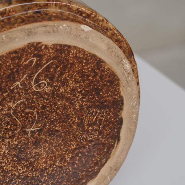 Mid-Century Ceramic Zsolnay Vase, 1950s For Sale - Image 4 of 7