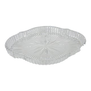 Late 20th Century Waterford Crystal Vanity Tray For Sale