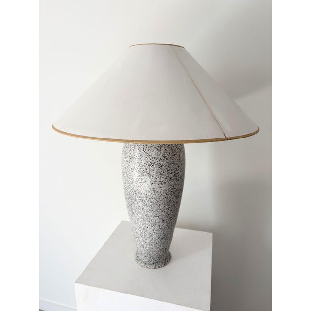 Tall Postmodern Ceramic Lamp, Italy, 1980s For Sale - Image 9 of 15