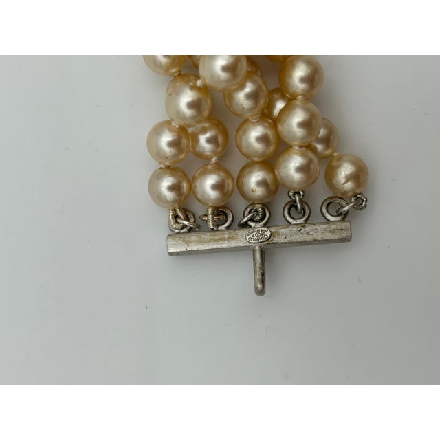 Chanel Multi-row Pearl Necklace 2005 For Sale - Image 10 of 11