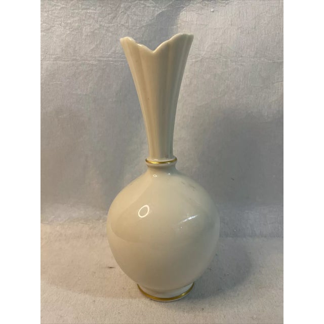 Lenox Vintage Lenox China Rosalyn Rhodora Bud Vase For Sale - Image 4 of 4