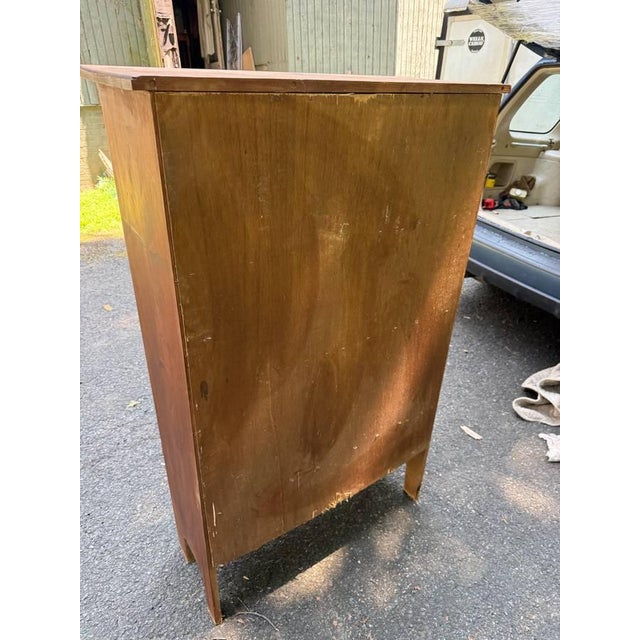 Vintage Early American Primitive Rustic Style Pie Safe Cabinet With Punched Tin Front Panels For Sale In Washington DC - Image 6 of 15