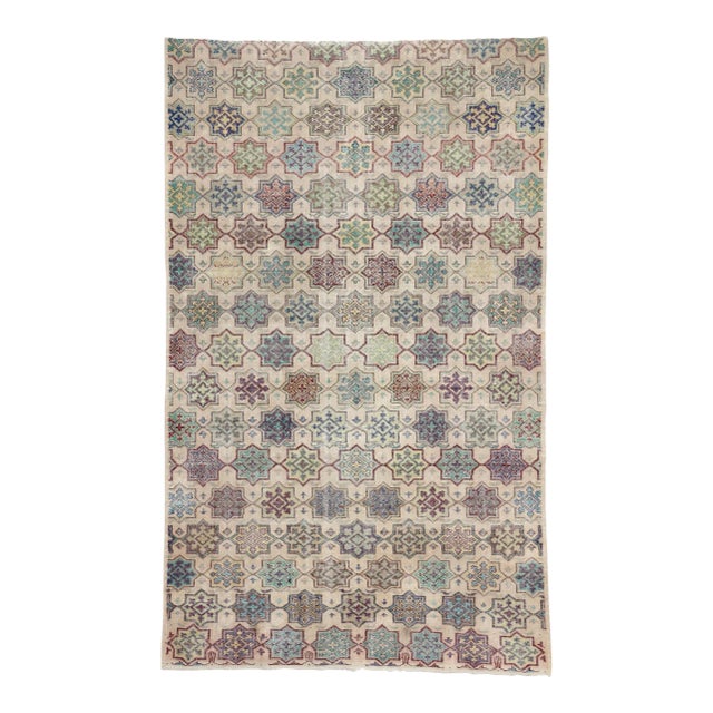 Zeki Muren Vintage Turkish Sivas Rug - 05'07 X 09'01 For Sale