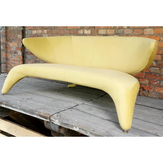 Textile Pop Art Wingback Sofa from Roche Bobois, 1960s For Sale - Image 7 of 13