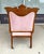 Early 20th Century Early 20th Century Victorian Pink Upholstered Chairs With Upholstered Back For Sale - Image 5 of 12