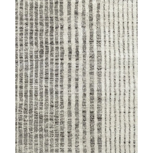 Textile Organic Checker Contemporary Rug 10' X 14' For Sale - Image 7 of 9