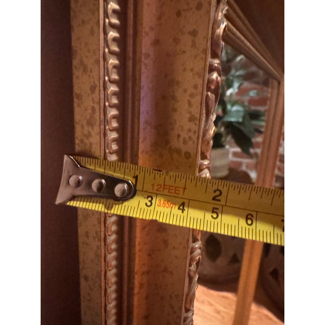 La Barge Gold Gilt Framed Wall Mirror, 30” X 42”, Beveled Glass, Traditional Classic Style, VIntage For Sale - Image 11 of 12