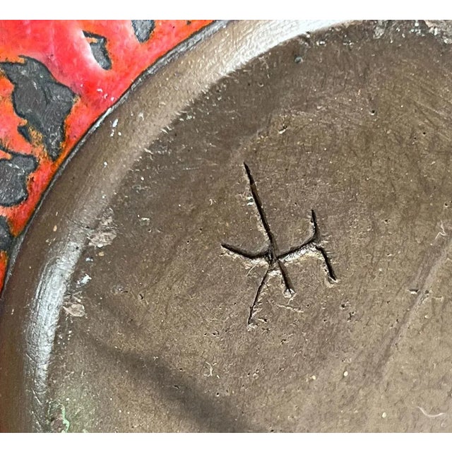 Mid-Century Modern German Studio Pottery Vase from Trenck Keramik Kellinghusen, 1960s For Sale - Image 9 of 13