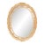 Vintage Regency Mirror Palm Leaf by Carolina For Sale