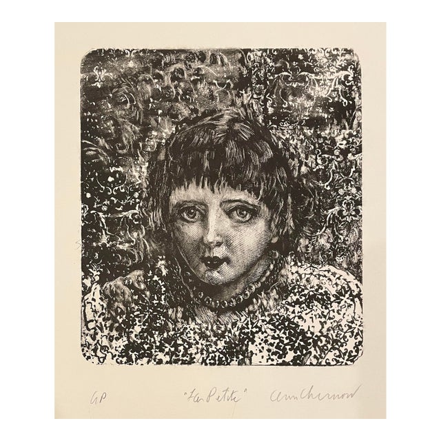 1990s Ann Chernow La Petite Etching For Sale