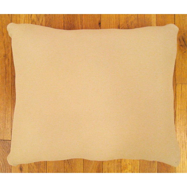 Brown Set of Decorative Antique Persian Sultanabad Pillows with Floral & Geometric - Set of 3 For Sale - Image 8 of 12