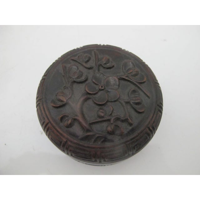 Early 20th Century Chinese Qing 100 Boys Blue Porcelain Ginger Jar Snuff Bottle W/Carved Wood Lid For Sale - Image 5 of 11