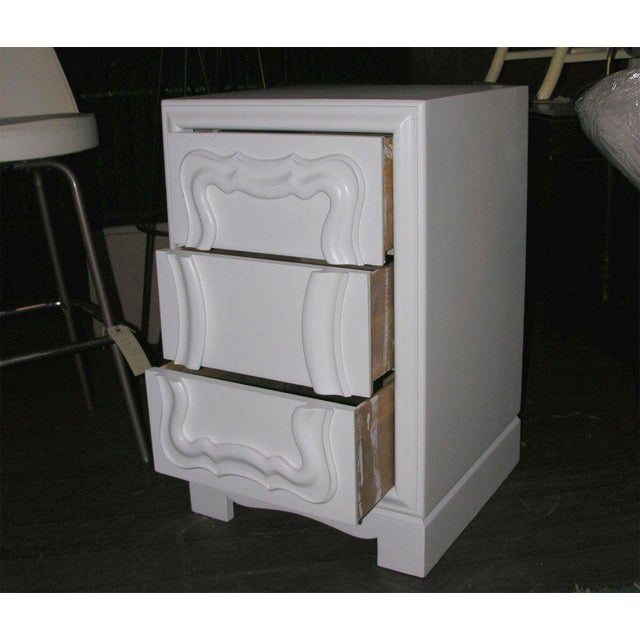 White 1940s Vintage Dorothy Draper Style Chest For Sale - Image 8 of 9