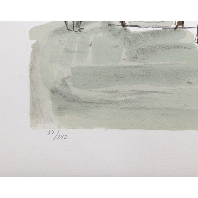 Yves Brayer, The Cornice, Original Signed Lithograph For Sale - Image 7 of 8