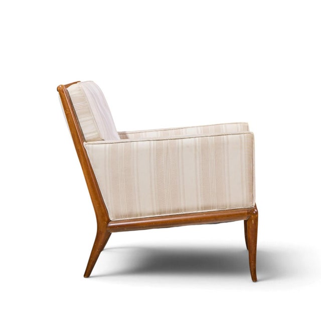 Robsjohn Gibbings for Widdicomb Mid Century Sabre Leg Lounge Chairs - Pair For Sale - Image 11 of 12