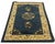 1920s Navy Floral Birds Medallion Antique Chinese Peking Knotted Wool Carpet Rug For Sale In New York - Image 6 of 6