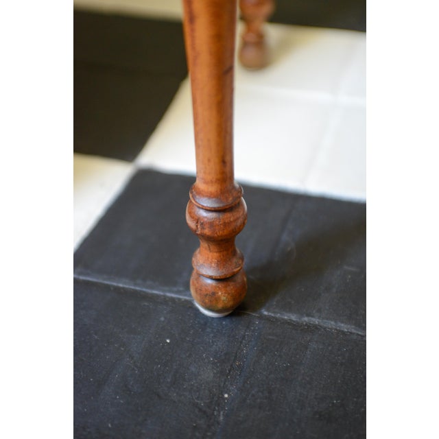 Brown Antique American Sheraton Maple One Drawer Stand C. Mid 19th Century For Sale - Image 8 of 13