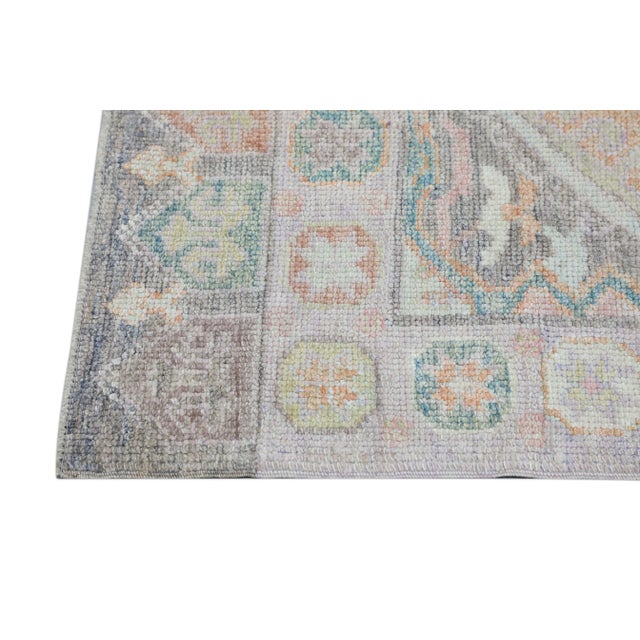 Early 21st Century Modern Turkish Oushak Rug 3'1" x 6'7" For Sale - Image 5 of 10