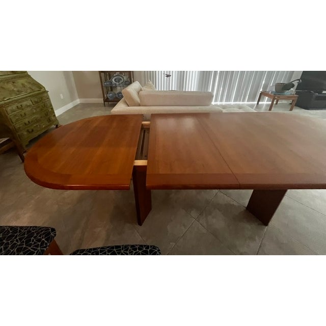 1990s Skovby Danish Modern Teak Dining Table and Chairs, 5 Pieces For Sale - Image 12 of 18