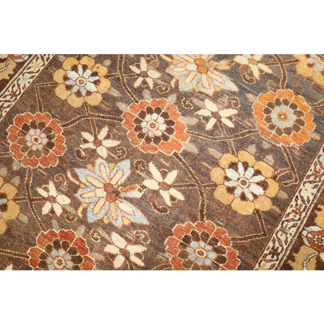 Early 20th Century Brown Persian Veramin Rug - 4'6" x 6'5" For Sale - Image 10 of 10