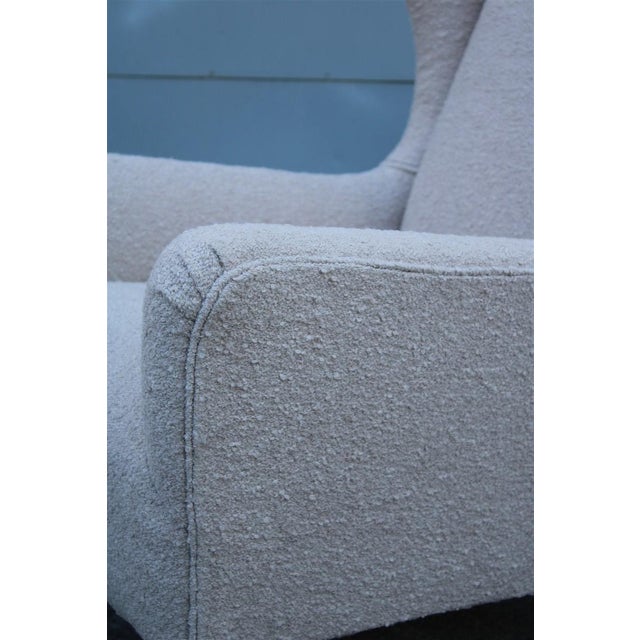 Italian High-Back Armchair, Italy, 1950s For Sale - Image 10 of 16