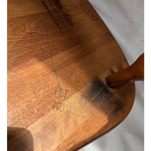 Wood 1970s Ethan Allen Heirloom Nutmeg Maple Colonial Spindle Back Single Dining Chair For Sale - Image 7 of 7