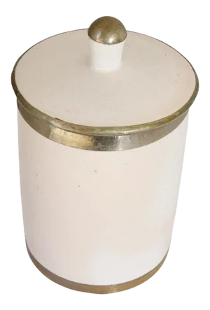 Vintage Moroccan Ceramic Urn with Lid