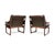 1970s Vintage Armchairs by Torbjorn Afdal for Bruksbo, 1970, Set of 2 For Sale - Image 5 of 11