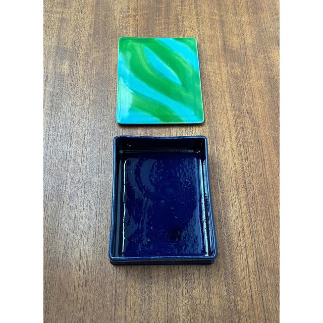 Mid-Century German Tosca Sorena 4711 Collectors Ceramic Box with Lid, 1960s For Sale - Image 5 of 18