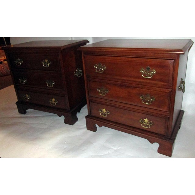 1960s Traditional Pennsylvania House Nightstands A Matched Indentical Pair Chairish