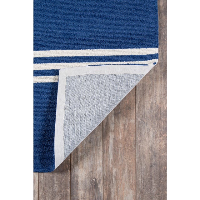 2020s Momeni Contemporary Indoor/Outdoor Veranda Rug in Maritime Blue, 3'9" x 5'9" For Sale - Image 5 of 7