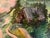 A nice 1990 dramatic oil on canvas board by Nellie Medford “ a church I went to as a child in Thompson Cove”. A very...