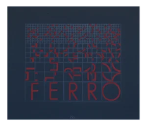 Ferro (Iron) - Original Screen Print by Bruno di Bello - 1980 ca. 1980 ca.