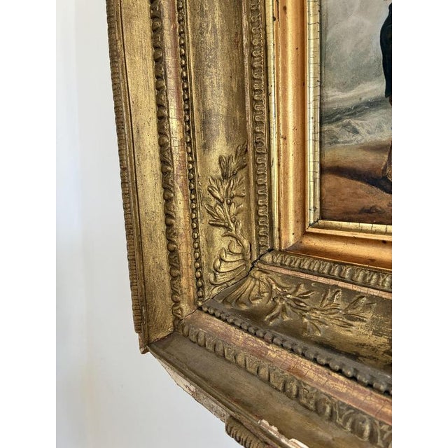 Seaside, 1845, Oil Painting on Board, Framed For Sale - Image 7 of 16