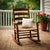This authentic handmade ladder-back rocking chair was crafted in North Carolina, a region long celebrated for its...