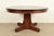 An outstanding antique Mission or Arts & Crafts period quarter sawn oak pedestal extension dining table In the manner of...