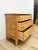 Primitive Scrubbed Pine Three Drawer Dresser Dovetail Porcelain Knobs Vintage For Sale - Image 12 of 14