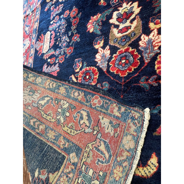 Antique Persian Mohajeran Sarouk Rug For Sale - Image 10 of 10