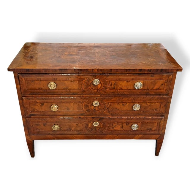 Louis XVI Emilian Chest of Drawers, 1700s For Sale - Image 10 of 10