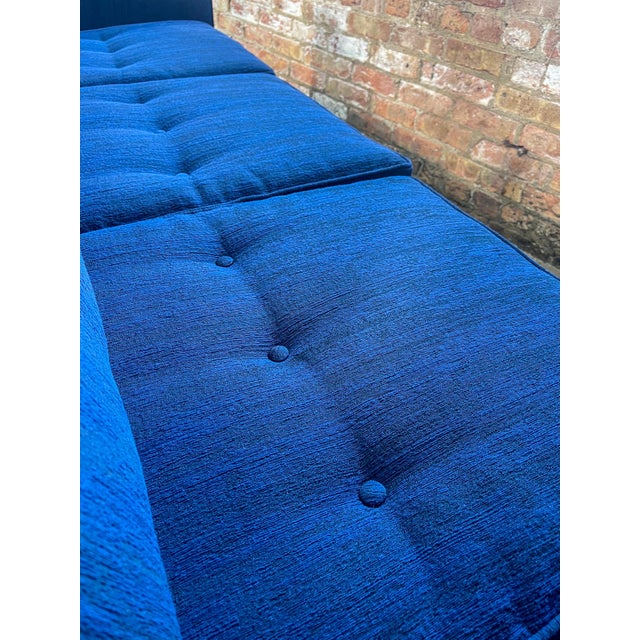 Mid-Century Modern Sofa in the Style of Marshall Field’s – Newly Upholstered For Sale - Image 9 of 9