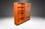 An exceptional teak tall double wide bookcase/display cabinet by Poul Hundevad from Denmark. Featuring dual, original,...