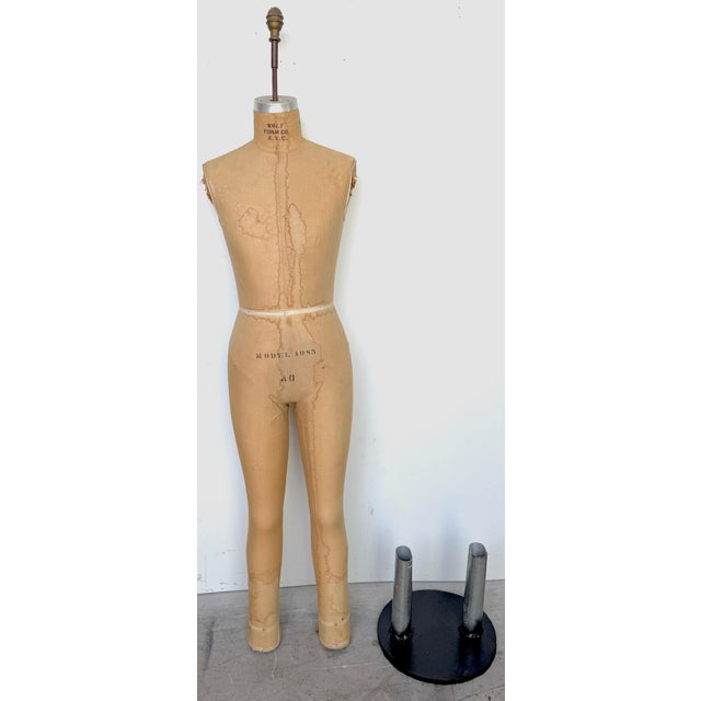Antique Tailor’s Mannequin / Dress Form, Wolf Form Co., New York, C. 1900s For Sale - Image 17 of 17
