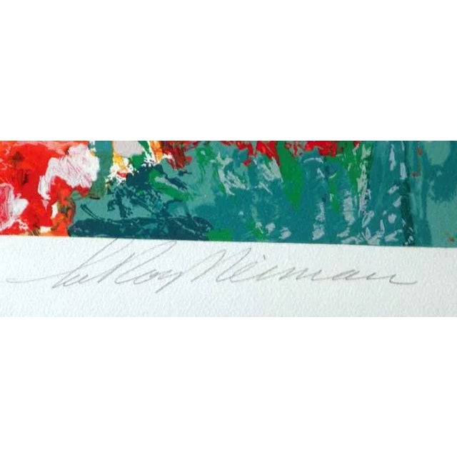 "Resting Tiger" Contemporary LeRoy Neiman Hand-Signed and Numbered Lithograph, Framed For Sale - Image 4 of 12