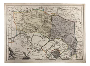 The District Pontoise and Gonnesse Chart by Anton Friedrich Büsching, 1806