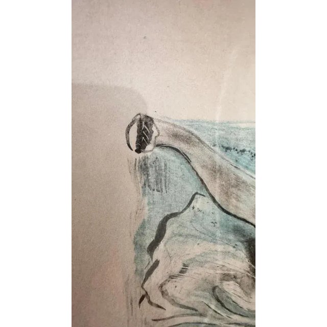 Emilio Grau Sala, Composition, Lavis and Pencil Drawing, 1950s, Framed For Sale - Image 10 of 14