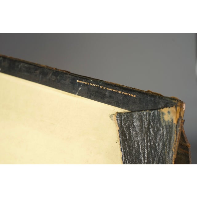 Brown Antique Oak Folio Stand from Bunyard of London, 1890s For Sale - Image 8 of 15